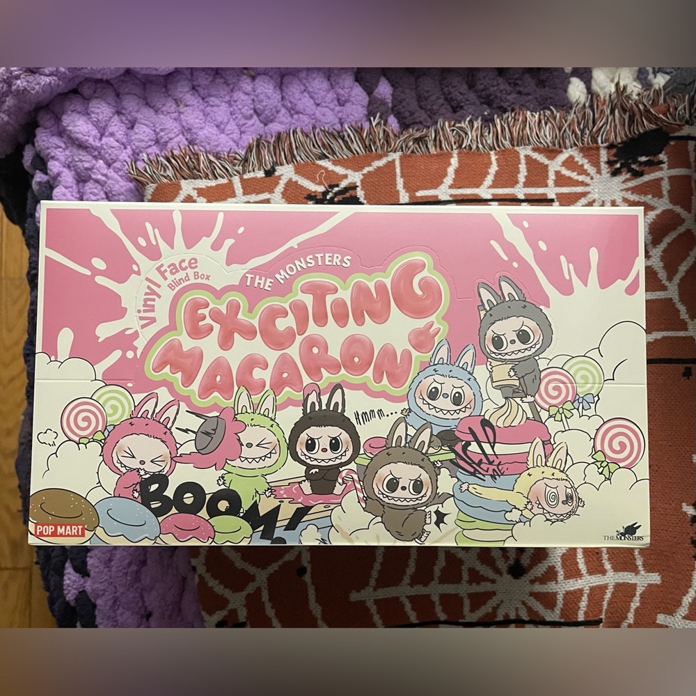 Labubu Exciting Macaron Whole Set 6 boxes SEALED POP Mart Vinyl Doll
